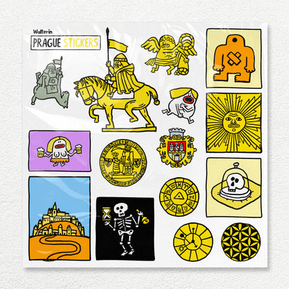 Walterin Prague Sticker Set